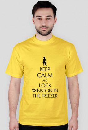 Keep Calm and Lock Winston in the Freezer