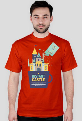 Instant castle (zamek błyskawiczny) - bardzo męska koszulka