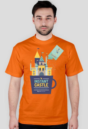 Instant castle (zamek błyskawiczny) - bardzo męska koszulka