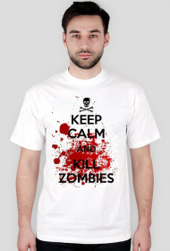 Koszulka męska ,,Keep Calm and Kill Zombies