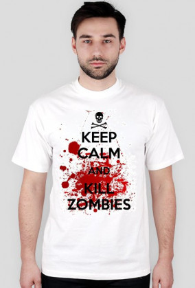 Koszulka męska ,,Keep Calm and Kill Zombies