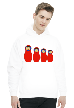 Bluza męska, nadruk: Matrioszki