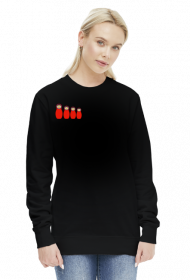 Bluza damska, nadruk: Matrioszki