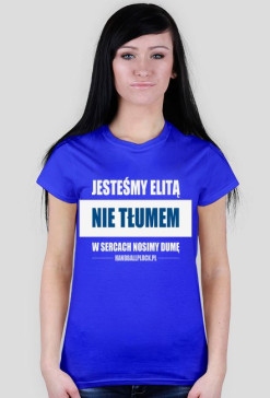 Jesteśmy elitą - niebieska, damska
