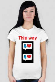 Koszulka This way