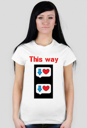 Koszulka This way