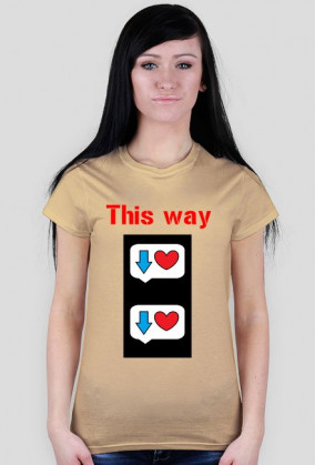 Koszulka This way
