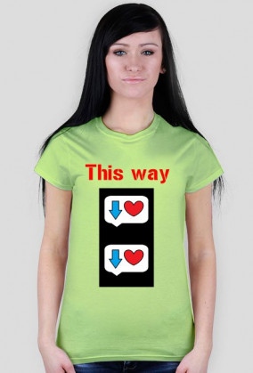 Koszulka This way