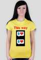 Koszulka This way