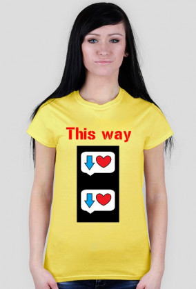 Koszulka This way