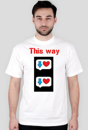 Koszulka This way