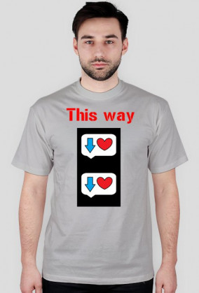 Koszulka This way