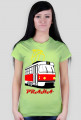 Praski tramwaj koszulka damska