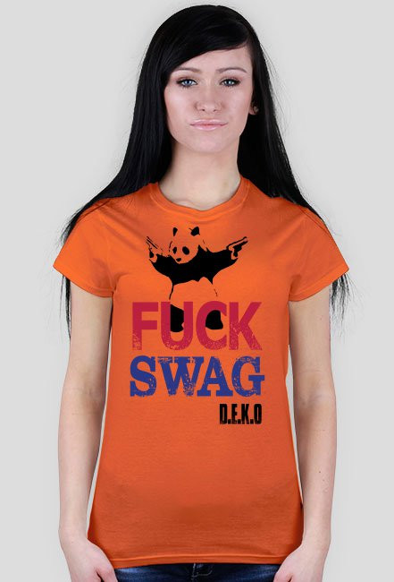 FUCK SWAG PANDA - Podkoszulka Damska