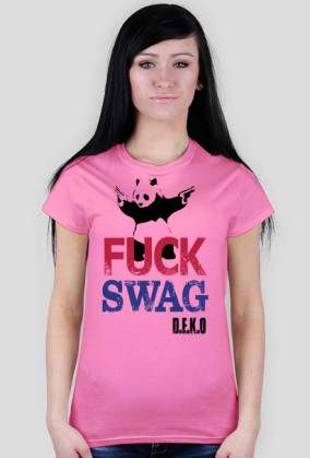 FUCK SWAG PANDA - Podkoszulka Damska