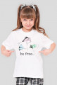 Be free - dziewczęcy t-shirt