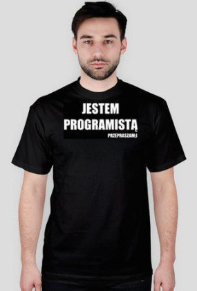 Jestem programistą - black