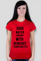 Save water koszulka damska