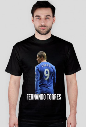 Fernando Torres 2-koszulka męska czarna