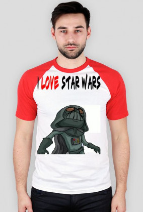 Koszulka męska - "I love Star Wars"