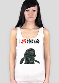 Koszulka damska - "I love Star Wars"