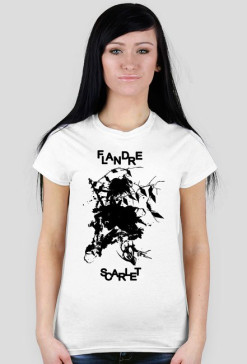 FLANDRE SCARLET TOUHOU T-SHIRT DAMSKI BIAŁY
