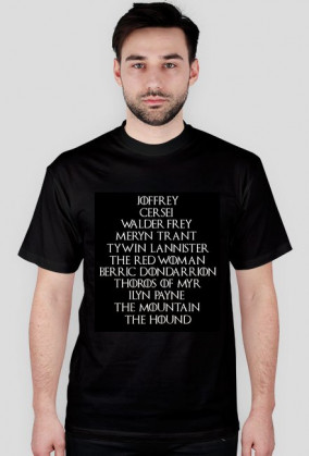 Arya's Hit List - czarna