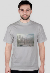 zima koszulka męska