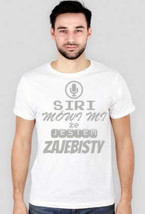 SIRI Grey Trendy T-Shirt