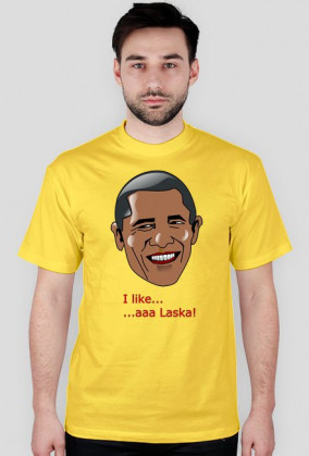 Koszulka Obama I like aaa Laska - Afera!