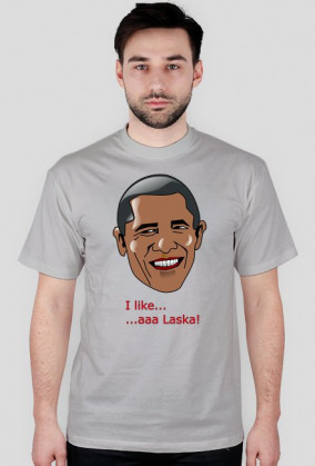 Koszulka Obama I like aaa Laska - Afera!