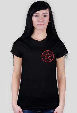 Koszulka damska PENTAGRAM różowawy - tanio!