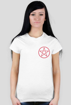 Koszulka damska PENTAGRAM różowawy - tanio!