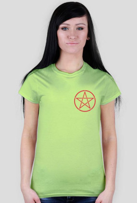 Koszulka damska PENTAGRAM różowawy - tanio!
