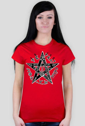 Koszulka damska PENTAGRAM tetragram - tanio!