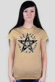 Koszulka damska PENTAGRAM tetragram - tanio!