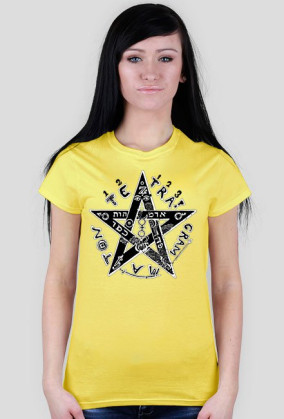Koszulka damska PENTAGRAM tetragram - tanio!
