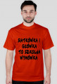 T-shirt "Siatkówka i główka to szkolna wymówka