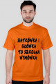 T-shirt "Siatkówka i główka to szkolna wymówka