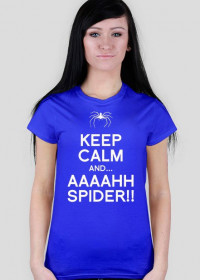 keep calm and spider