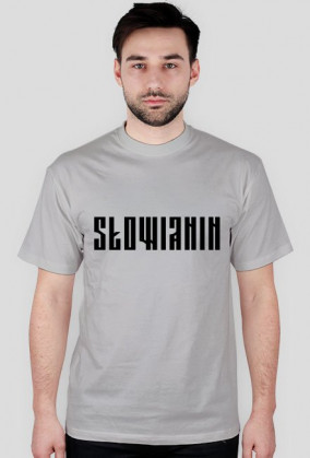 SŁOWIANIN, czarny napis