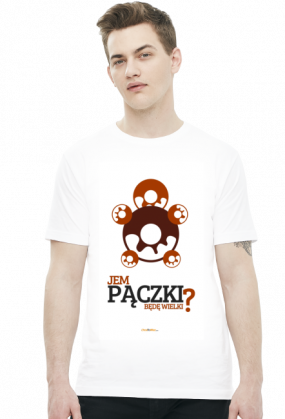 Jem pączki, będę wielki? Kolorowy w1 - Koszulki nietypowe chcetomiec.cupsell.plzór