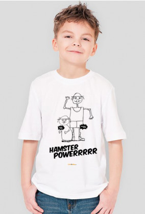 Hamster Powerrrrr - Koszulki dziecięce chcetomiec.cupsell.pl