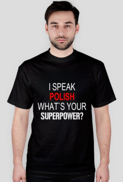 I SPEAK POLISH- męska