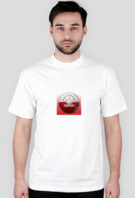 BIAŁO-CZERWONI KOSZULKA z tylnym napisem