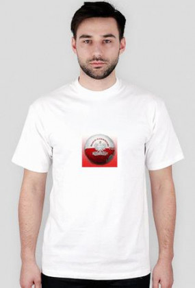 BIAŁO-CZERWONI KOSZULKA z tylnym napisem