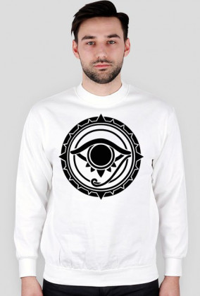 BLUZA "ILLUMINATI EYE" - ILLUMINATI EYE (WHITE/BIAŁA)