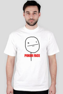 Poker Face - koszulka męska