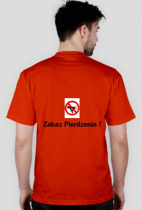 Koszulka z Napisem "Zakaz Pierdzenia"