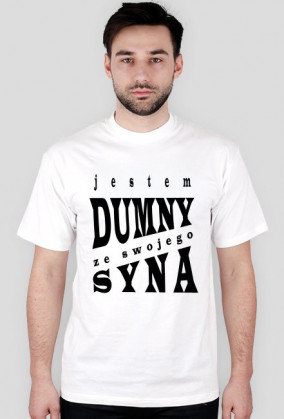 JESTEM DUMNY Z SYNA różne kolory t shirt